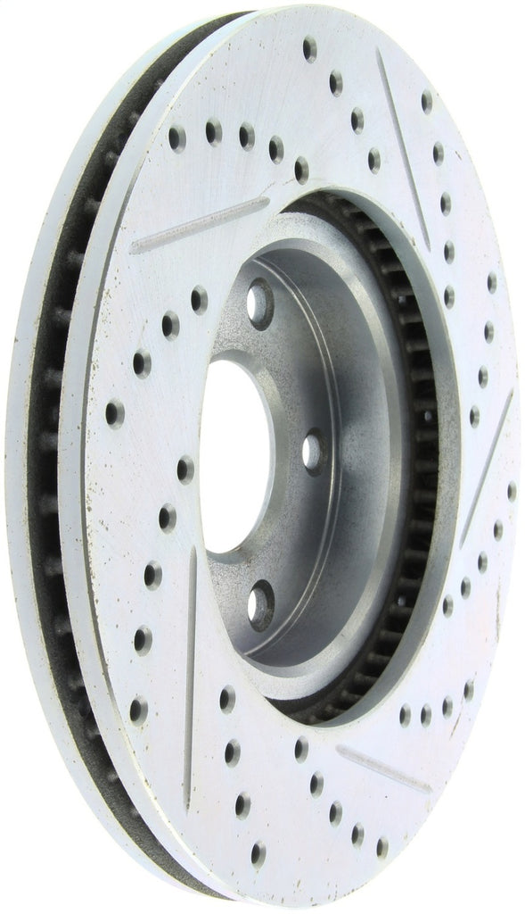 StopTech 13-15 / 17-18 Mazda CX-5 Select Sport Slotted & Drilled Front Right Rotor