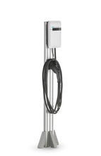 Load image into Gallery viewer, EvoCharge iEVSE + No Cable Mgmt - Single Port Pedestal w/18ft Cable Open Network