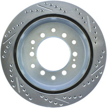 Load image into Gallery viewer, StopTech 10-19 Lexus GX / Toyota 4Runner Select Sport Slotted &amp; Drilled Rear Right Rotor
