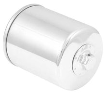 Load image into Gallery viewer, K&amp;N Harley-Davidson / Buell 3in OD x 4.063in H Chrome Oil Filter
