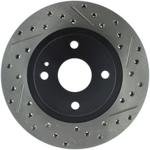 Load image into Gallery viewer, StopTech 99-03 Mazda Protege Slotted &amp; Drilled Left Front Rotor