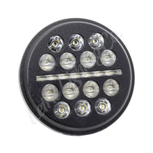 Load image into Gallery viewer, Letric Lighting 5.75? LED Black Buck-Shot Style mini-multi Headlight