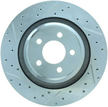 Load image into Gallery viewer, StopTech Select Sport 2014 Dodge Challenger Slotted and Drilled Right Rear Brake Rotor