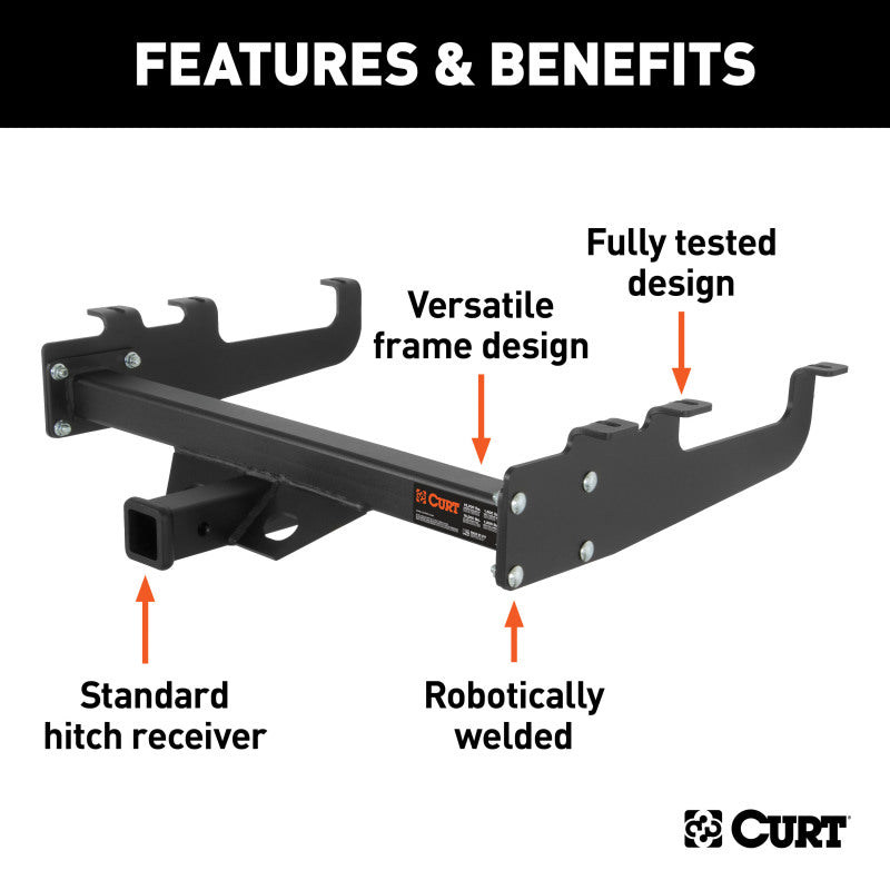 Curt Universal Class 5 Multi-Fit Trailer Hitch w/2in Receiver BOXED