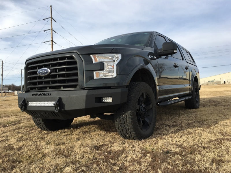 Iron Cross 04-08 Ford F-150 Low Profile Front Bumper - Matte Black