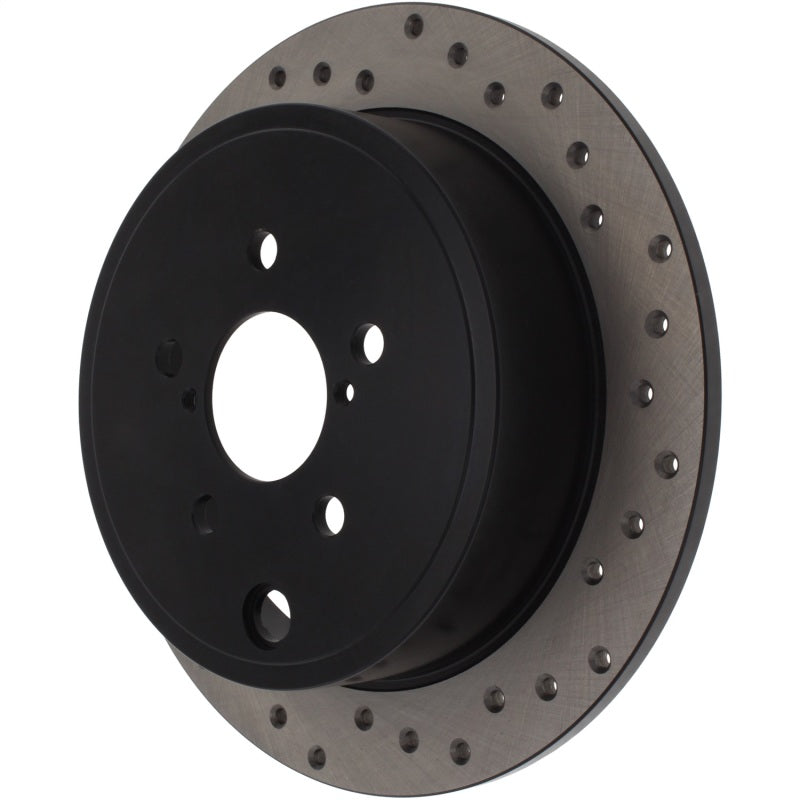 StopTech 08-14 WRX Drilled Left Rear Cryo Rotor