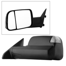 Load image into Gallery viewer, xTune Dodge Ram 1500 09-12 Extendable Heated Adjust Mirror Black Housing Left MIR-DRAM09S-PWH-L