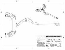 Load image into Gallery viewer, GrimmSpeed 11-14 Subaru WRX / 08-14 Subaru STI Hatch Resonated Catback Exhaust System