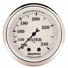 Load image into Gallery viewer, AutoMeter Gauge Water Temp 2-1/16in. 120-240 Deg. F Mech Old Tyme White