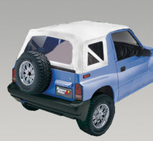 Load image into Gallery viewer, Rugged Ridge XHD S-Top White Denim Clear Windows 95-98 Sidekick