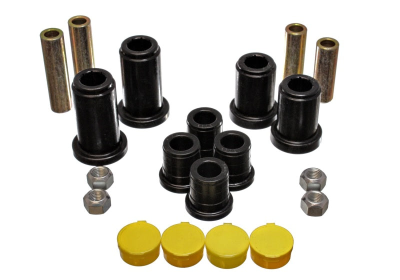 Energy Suspension 98-99 Tahoe/Yukon/Denali / 98-95 K5 Blazer 4WD Black Front End C/A Bushing Set