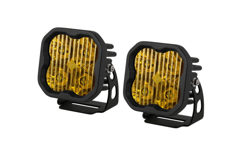 Diode Dynamics SS3 LED Pod Sport - Yellow Driving Standard (Pair)