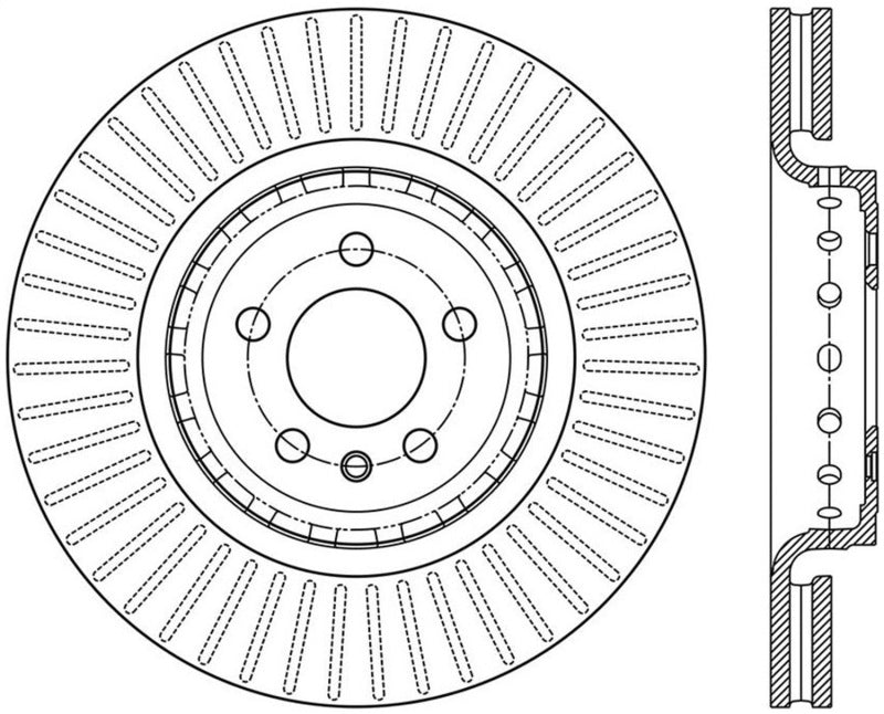 StopTech Sport Slotted Rotor - Front Right