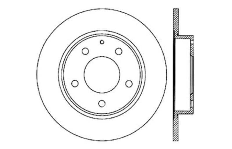 StopTech Slotted & Drilled Sport Brake Rotor