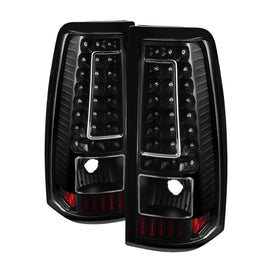 xTune Chevy Silverado 1500/2500/3500 99-02 Version 2 LED Tail Lights Black ALT-ON-CS99-G2-LED-BK