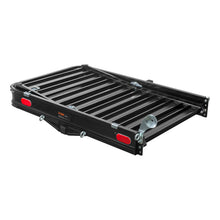 Load image into Gallery viewer, Curt 50in x 30-1/2in Aluminum Hitch Cargo Carrier w/Ramp