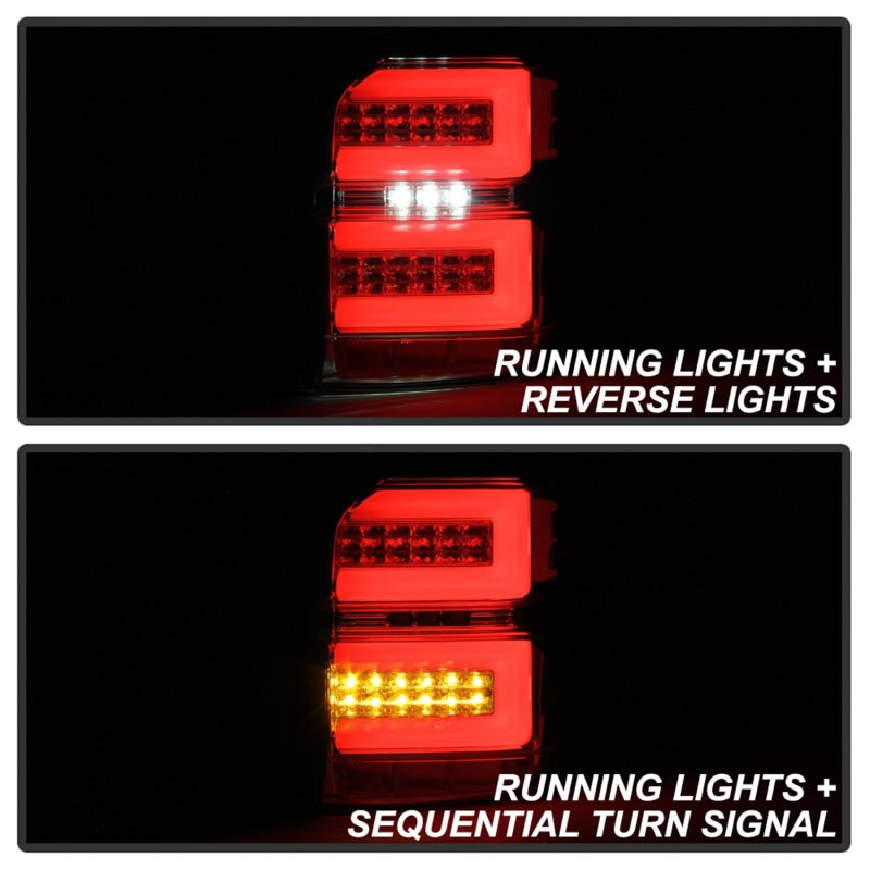 Spyder Toyota 4Runner 10-14 LED Tail Lights - Sequential Turn Signal - Smoke ALT-YD-T4R10-SEQ-SM