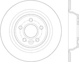 Centric 13-17 Land Rover Range Rover Premium High Carbon Brake Rotor - Rear