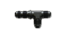 Load image into Gallery viewer, Vibrant -8AN Bulkhead Adapter Tee on Run Fittings - Anodized Black Only