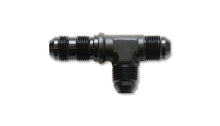 Load image into Gallery viewer, Vibrant -4AN Bulkhead Adapter Tee on Run Fittings - Anodized Black Only