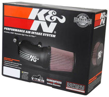 Load image into Gallery viewer, K&amp;N 01-17 Harley-Davidson Softail / Dyna FI Performance Air Intake System Silver