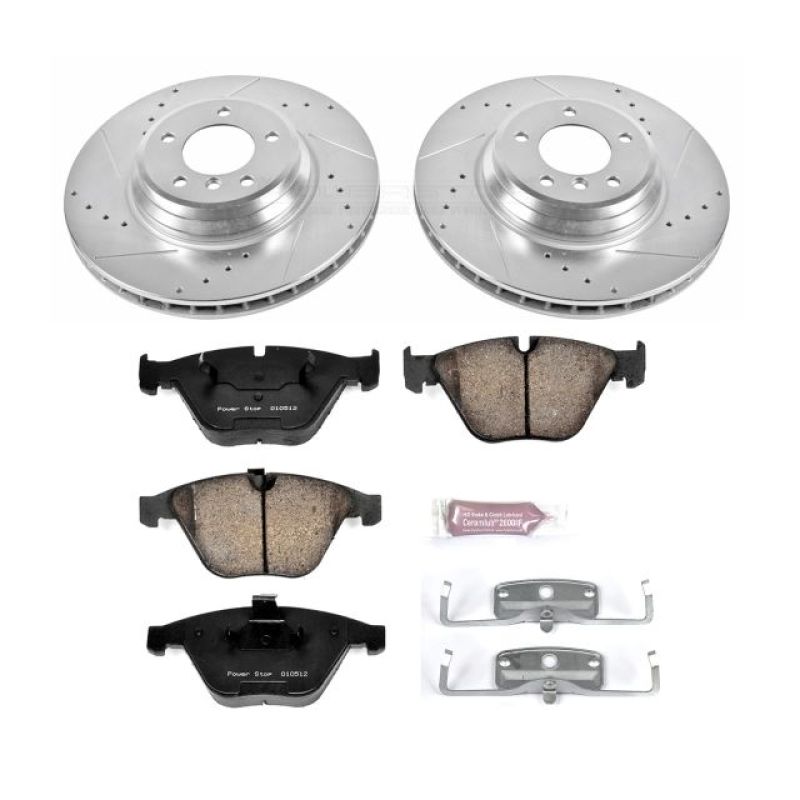 Power Stop 2010 BMW 335i xDrive Front Z23 Evolution Sport Brake Kit