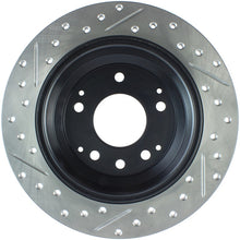 Load image into Gallery viewer, StopTech Power Slot 91-95 Acura Legend / 95-98 Honda Odyssey Left Rear Drilled &amp; Slotted Rotor