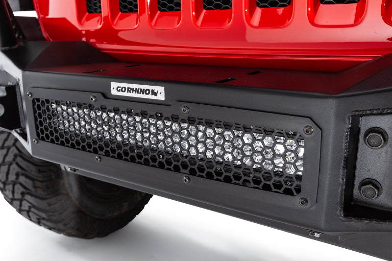 Go Rhino 07-20 Jeep Wrangler JL/JLU/JK/JKU/Gladiator JT Rockline Full Width Bumper - GTR Auto