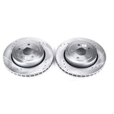 Power Stop 06-10 Jeep Grand Cherokee Rear Evolution Drilled & Slotted Rotors - Pair