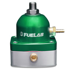 Fuelab 515 EFI Adjustable FPR 90-125 PSI (2) -6AN In (1) -6AN Return - Green - GTR Auto