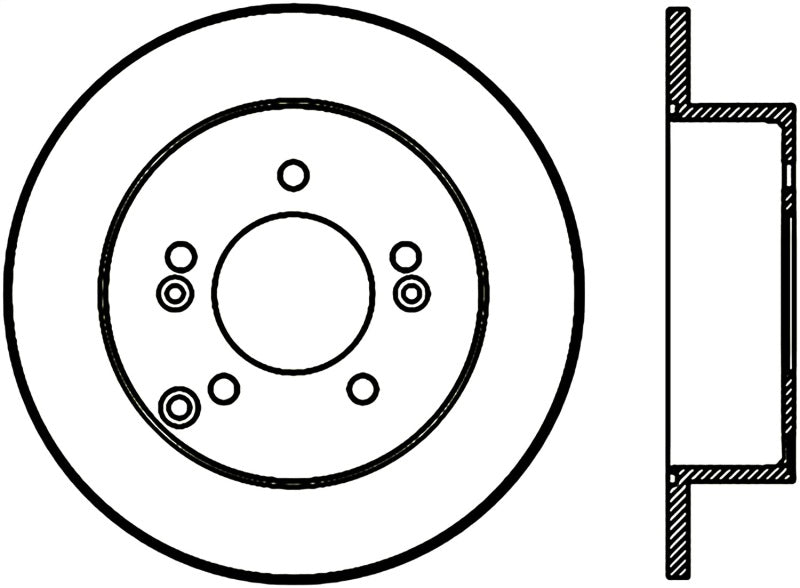 StopTech Drilled Sport Brake Rotor