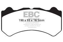 Load image into Gallery viewer, EBC 08-11 Nissan GT-R (R35) 3.8 Twin Turbo (Cast Iron Rotors) Orangestuff Front Brake Pads