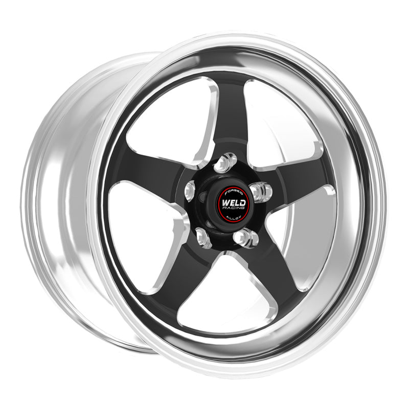 Weld S71 18x10 / 5x4.5 BP / 6.7in. BS Black Wheel (Low Pad) - Non-Beadlock