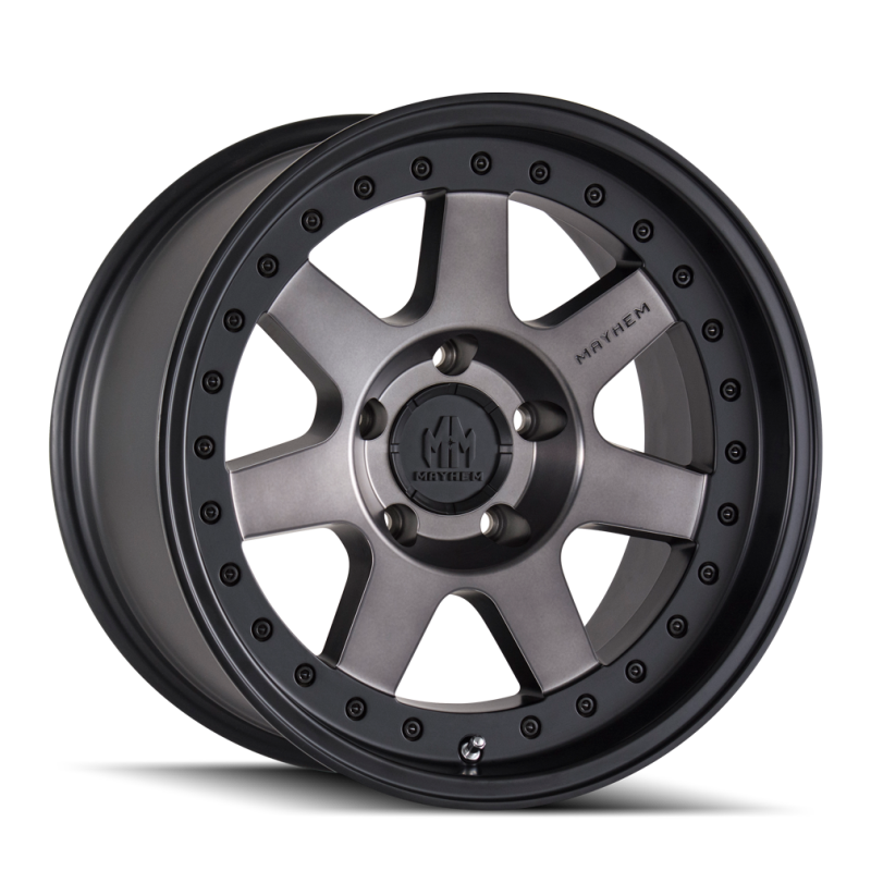 Mayhem 8300 Prodigy 20x9 / 6x135 BP / 0mm Offset / 87.1mm Hub Matte Black w/ Dark Tint Wheel