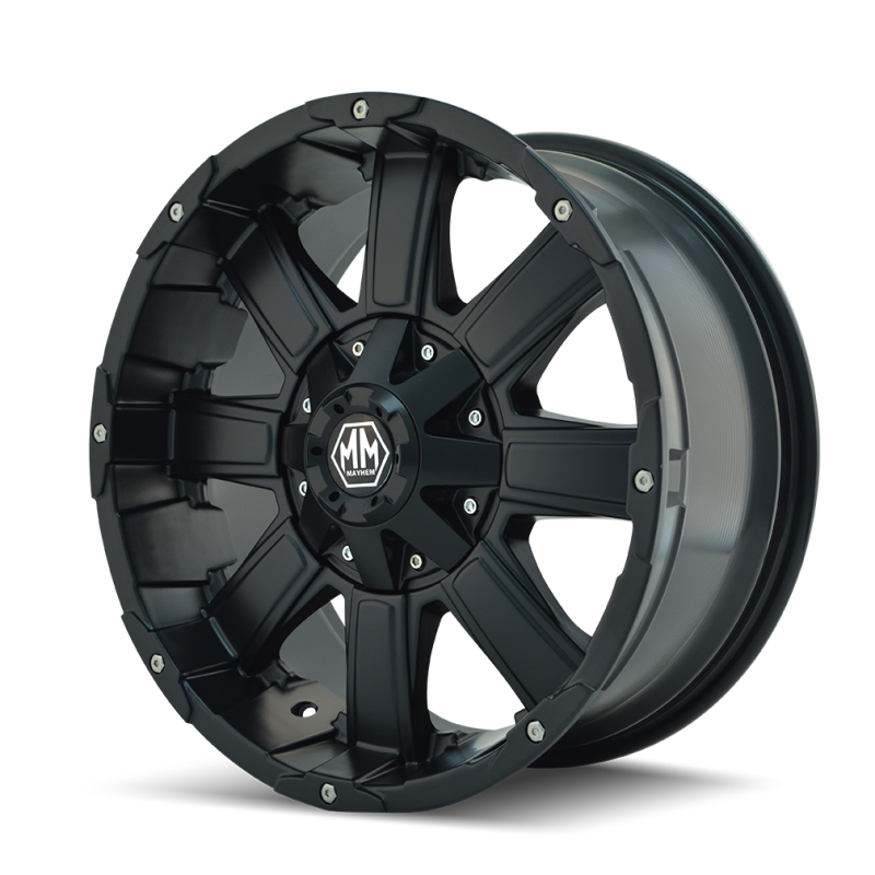 Mayhem 8030 Chaos 20x9 / 8x165.1 BP / -12mm Offset / 130.8mm Hub Matte Black Wheel