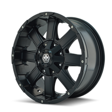 Load image into Gallery viewer, Mayhem 8030 Chaos 20x9 / 8x165.1 BP / -12mm Offset / 130.8mm Hub Matte Black Wheel