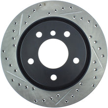 Load image into Gallery viewer, StopTech Power Slot 00 BMW 323 / 01-07 325 / 99-00 328 Series Rear Right Drilled &amp; Slotted Rotor