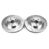 Power Stop 94-99 Toyota Celica Front Evolution Drilled & Slotted Rotors - Pair
