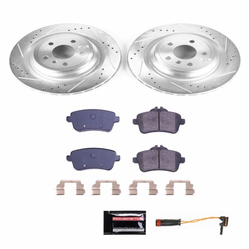 Power Stop 17-18 Mercedes-Benz GLE43 AMG Rear Z23 Evolution Sport Brake Kit