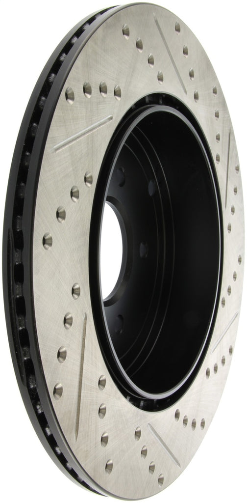 StopTech 07-09 Mazda CX-9 Right Rear Slotted & Drilled Rotors