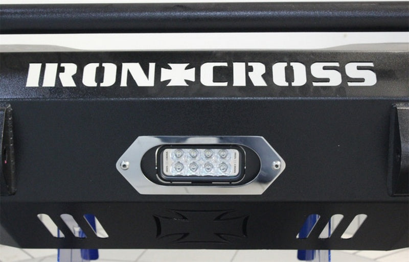 Iron Cross Rectangular Center Light Bracket for Winch Opening (Bracket Only)