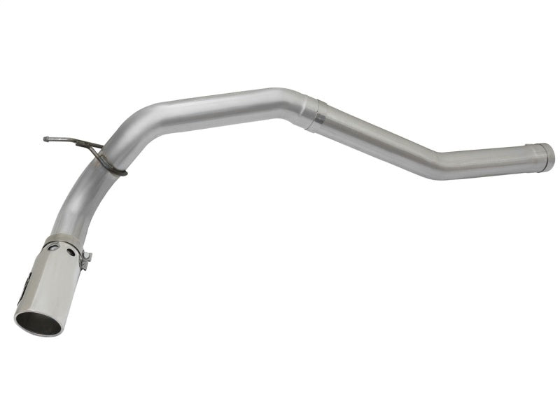 aFe LARGE Bore HD Exhausts 4in DPF-Back SS-409 2016 Nissan Titan XD V8-5.0L CC/SB (td)