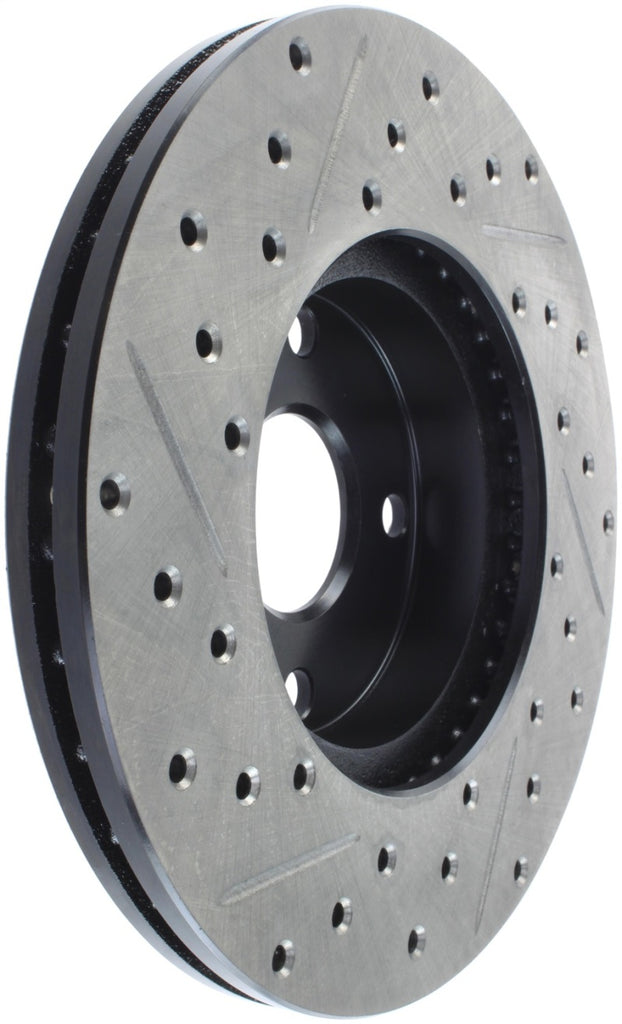 StopTech 91-03 Ford Escort ZX2 / 92-95 Mazda MX-3 Slotted & Drilled Left Front Rotors