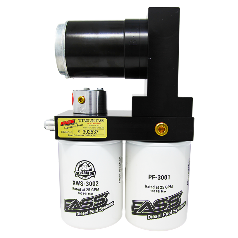 FASS 15-16 GM 2500/3500 Duramax 100gph Titanium Signature Series Fuel Air Separation System