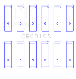 King Engine Bearings Chrysler 215 (Size .026) Connecting Rod Bearings (Set of 6)