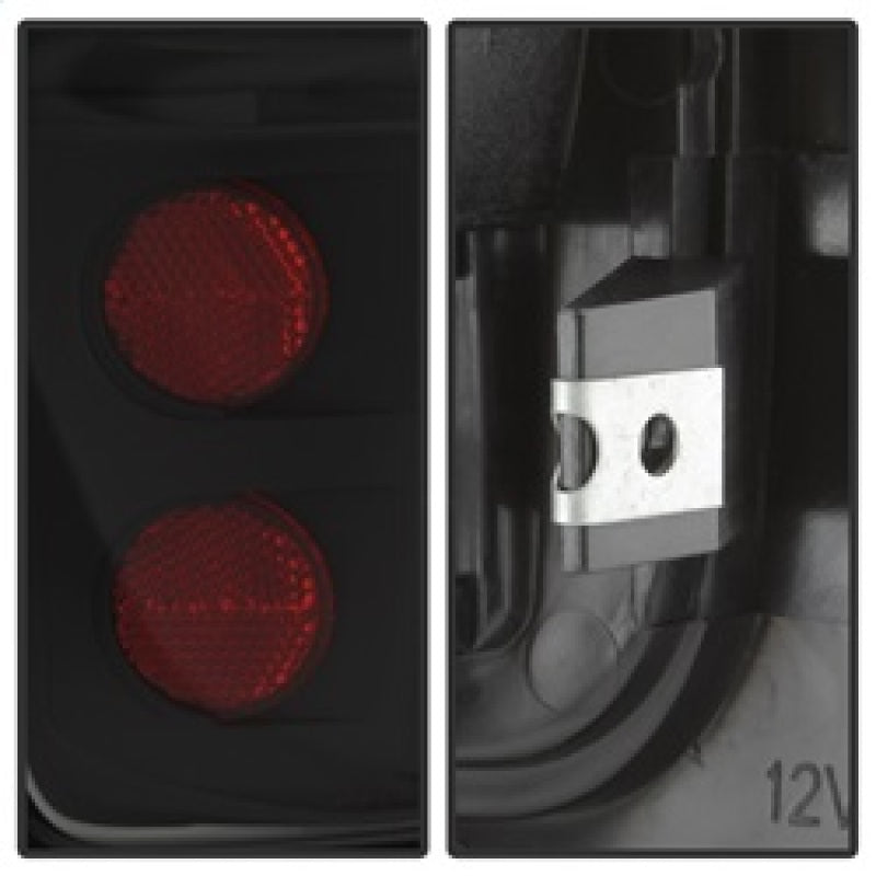 xTune Dodge Ram 1500/2500/3500 94-01 Euro Style Tail Lights Black ALT-ON-DRAM94-BK