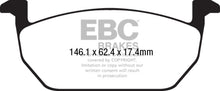 Load image into Gallery viewer, EBC 17-18 Volkswagen Golf 1.8 w/ 10.9in Rotors Front Greenstuff Brake Pads