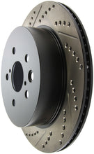 Load image into Gallery viewer, StopTech Power Slot 06-11 Lexus GS Series / 06-12 IS350 Rear Right Drilled &amp; Slotted Rotor