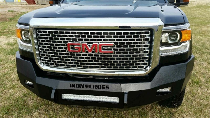 Iron Cross 16-18 GMC Sierra 1500 Low Profile Front Bumper - Gloss Black