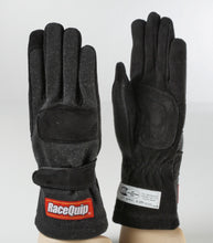 Load image into Gallery viewer, RaceQuip Black 2-Layer SFI-5 Glove Kid - Large K10